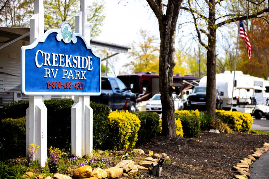 Creekside Rv Park Entrance